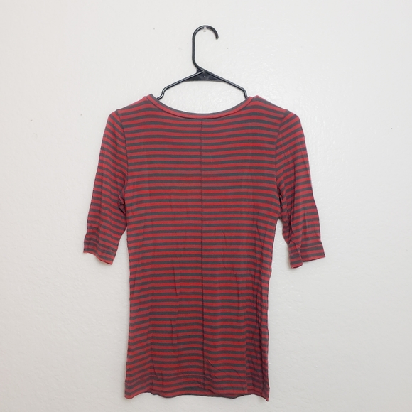 Free People leader of the pack red gray top - Picture 6 of 8